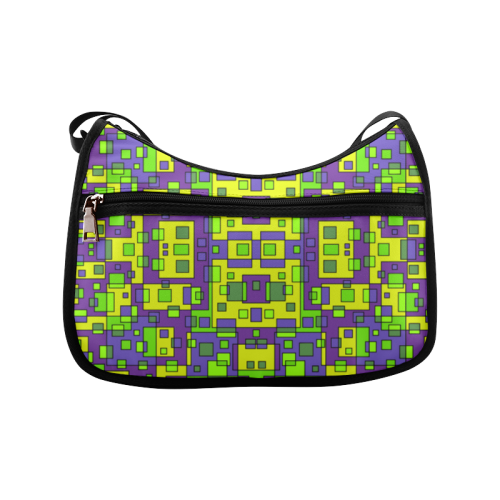 Overlap squares Crossbody Bags (Model 1616)