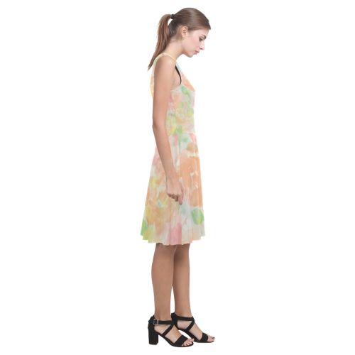 simple sexy summer roses Atalanta Casual Sundress(Model D04)