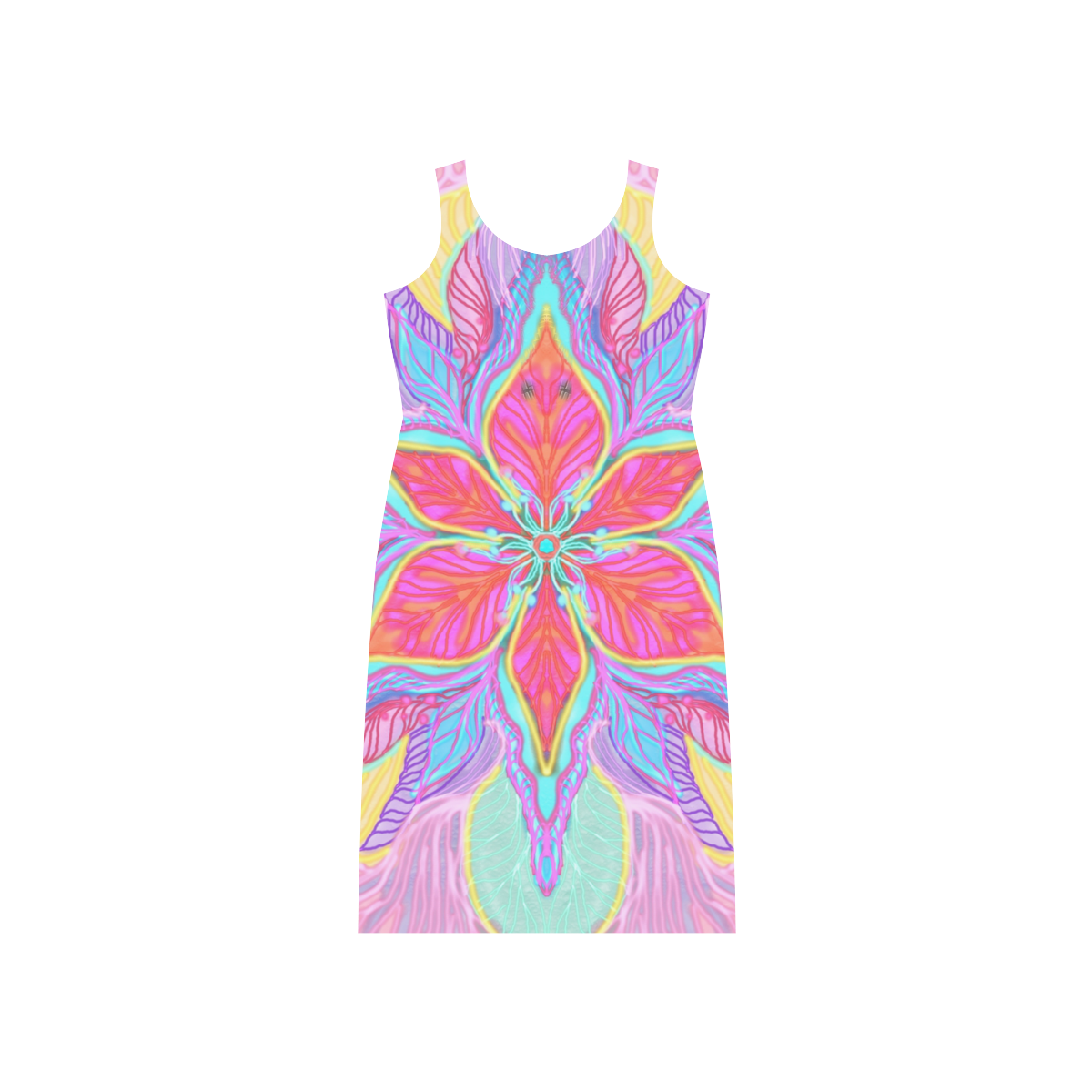 lys Phaedra Sleeveless Open Fork Long Dress (Model D08)