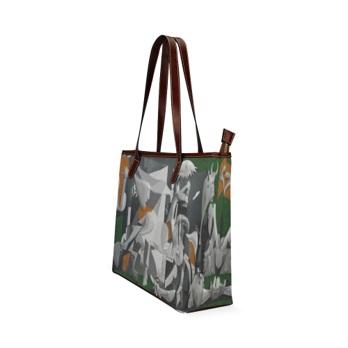 My Picasso Serie:Guernica Shoulder Tote Bag (Model 1646)