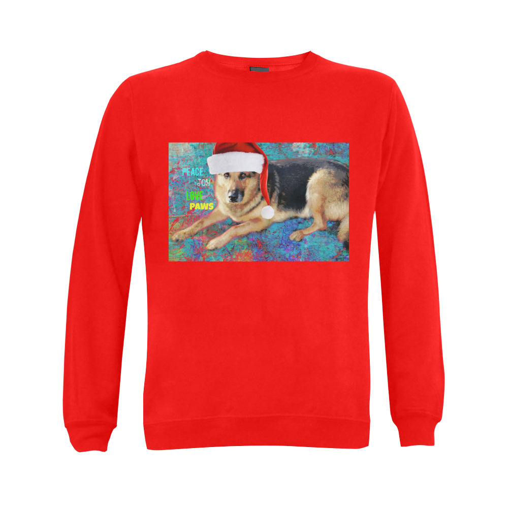 "Doggone Good Holiday" Gildan Crewneck Sweatshirt(NEW) (Model H01)