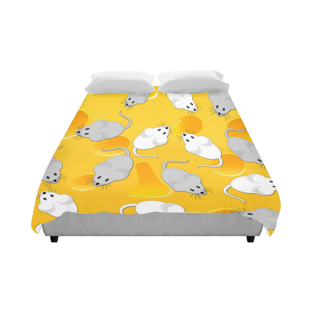 mice on cheese Duvet Cover 86"x70" ( All-over-print)