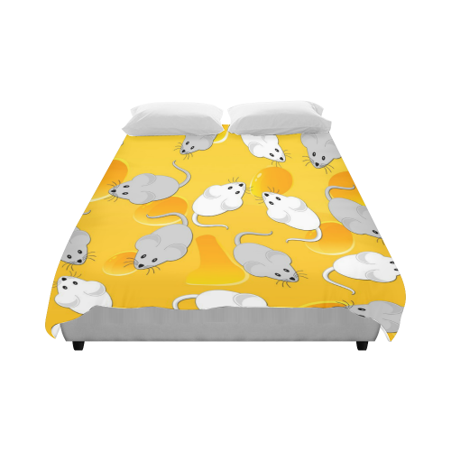 mice on cheese Duvet Cover 86"x70" ( All-over-print)