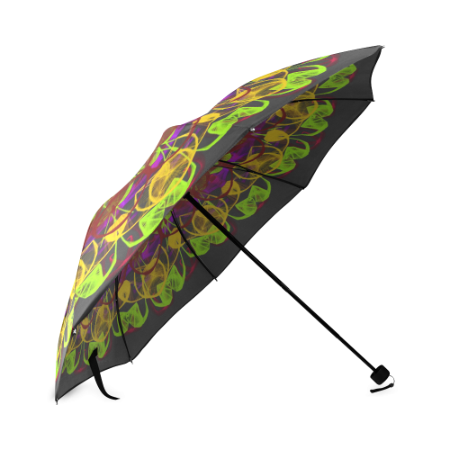 rainbow umbrella Foldable Umbrella (Model U01)