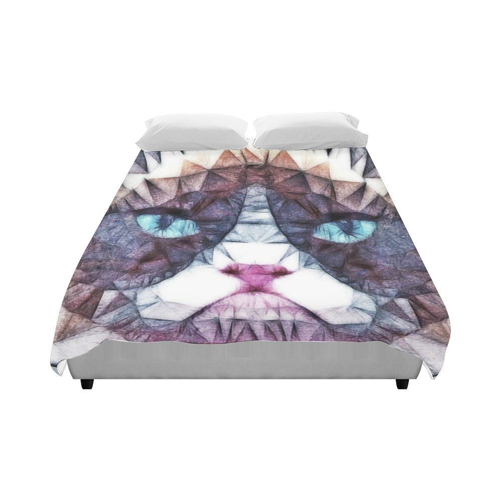 grouchy cat Duvet Cover 86"x70" ( All-over-print)