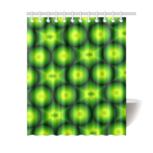 Quilts Grun Lutos Kerne Shower Curtain 60"x72"