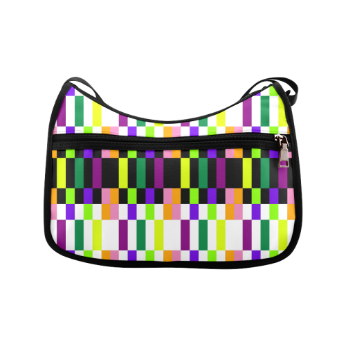 Colorful geometry Crossbody Bags (Model 1616)