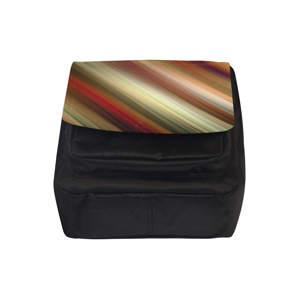 Fall Time Colored Gradient Diagonal Stripes Crossbody Nylon Bags (Model 1633)