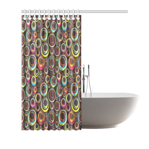 rubber bands Shower Curtain 66"x72"