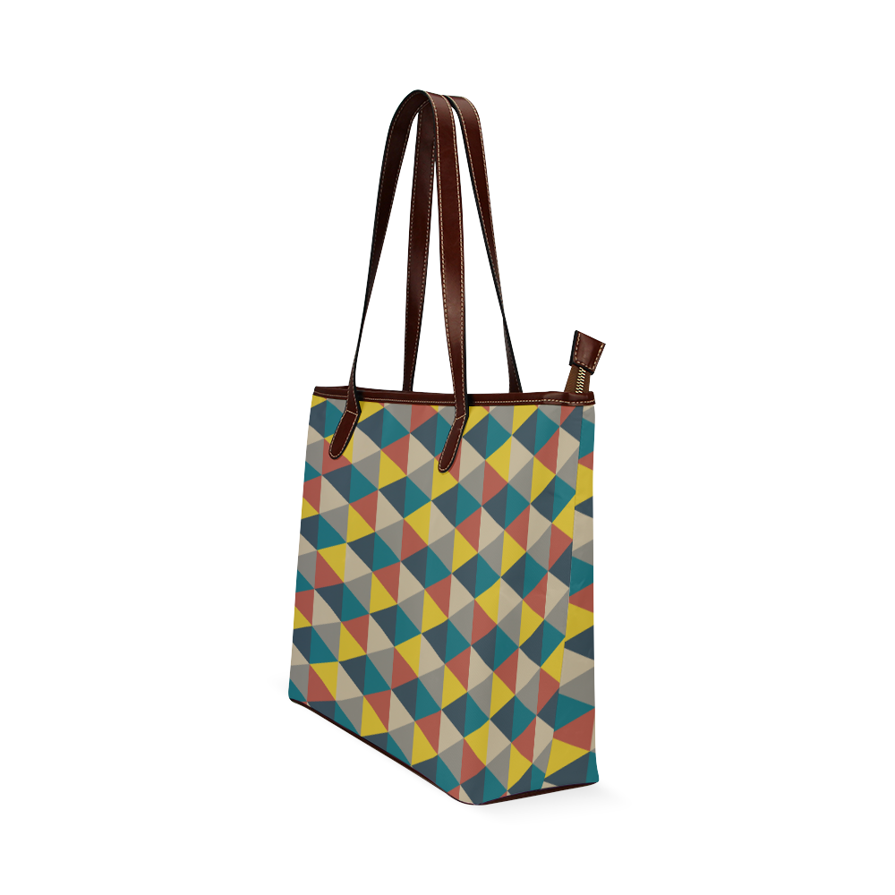 Colorful geometric   - design and vector Shoulder Tote Bag (Model 1646)