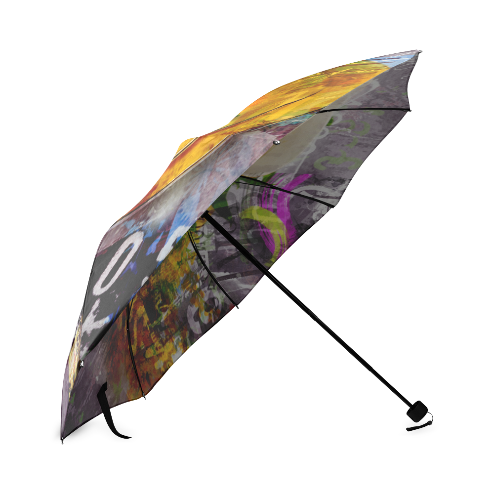No Pastel Colors Here Foldable Umbrella (Model U01)