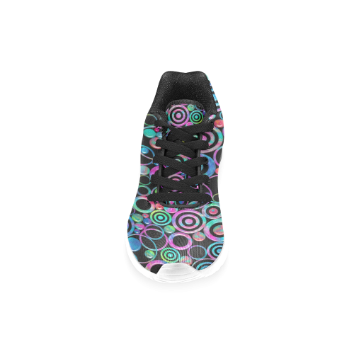 Psychedelic Circles and Targets by ArtformDesigns Women’s Running Shoes (Model 020)