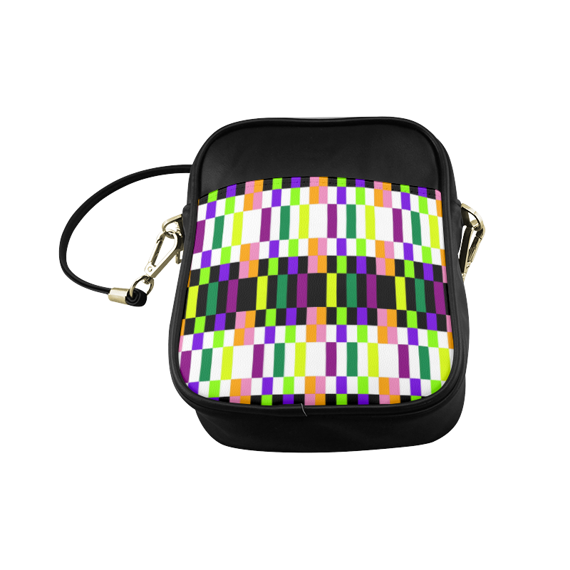 Colorful geometry Sling Bag (Model 1627)
