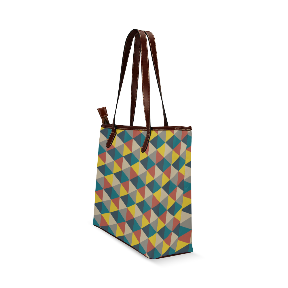 Colorful geometric   - design and vector Shoulder Tote Bag (Model 1646)