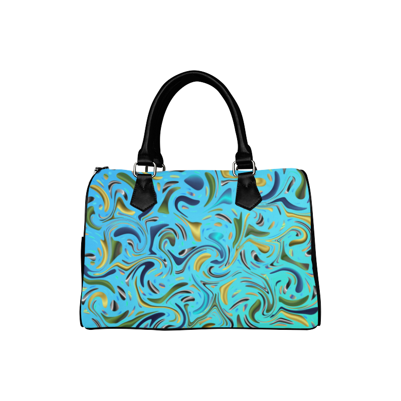 modern trendy pattern in colorful festive colors Boston Handbag (Model 1621)