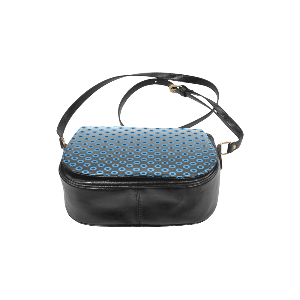 Gradient circles Classic Saddle Bag/Small (Model 1648)