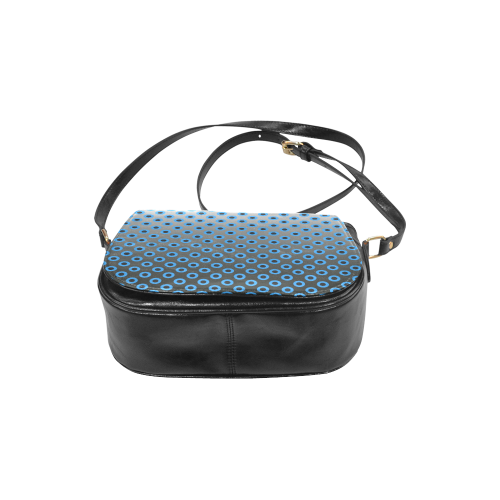 Gradient circles Classic Saddle Bag/Small (Model 1648)