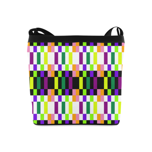 Colorful geometry Crossbody Bags (Model 1613)
