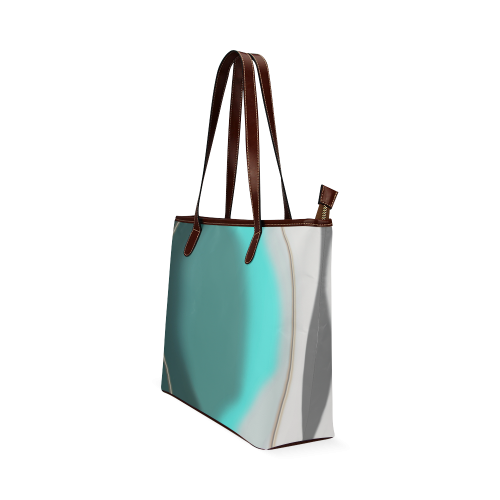 Abstract Shoulder Tote Bag (Model 1646)