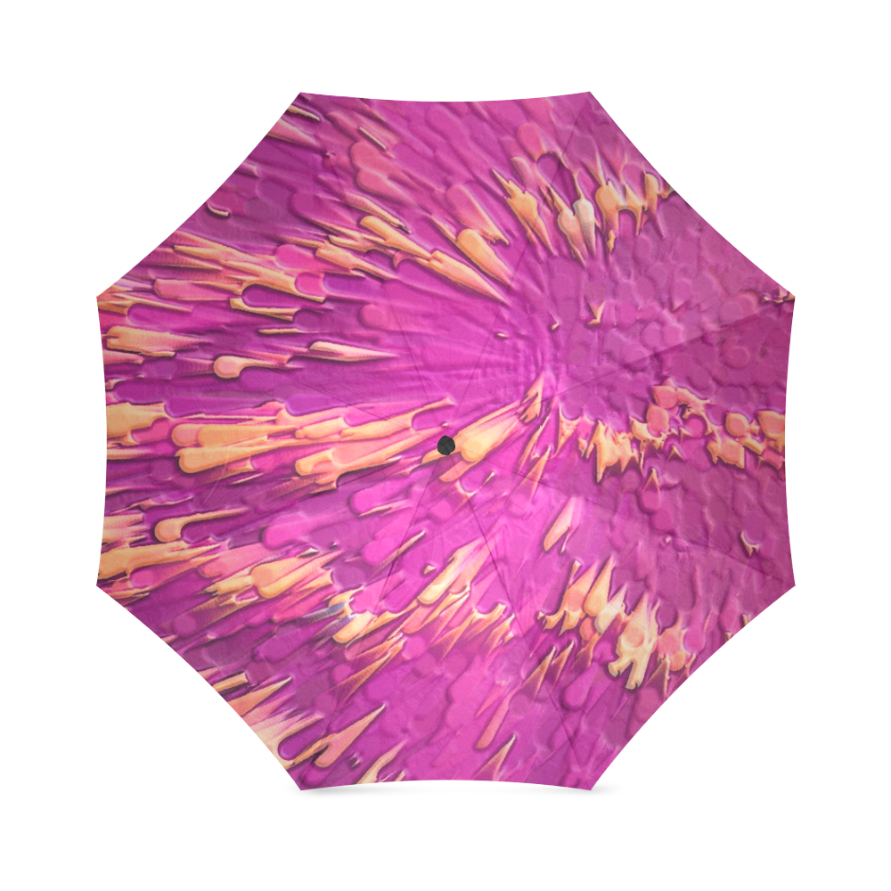 Purple Fire by Artdream Foldable Umbrella (Model U01)