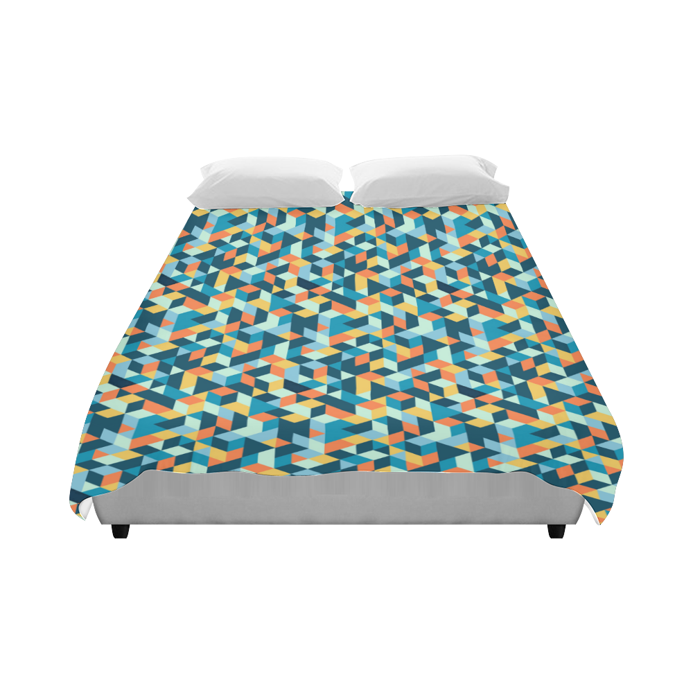 cubes Duvet Cover 86"x70" ( All-over-print)