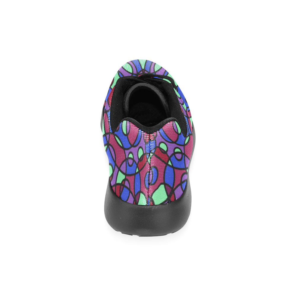 Kaleidoscope circles Men’s Running Shoes (Model 020)