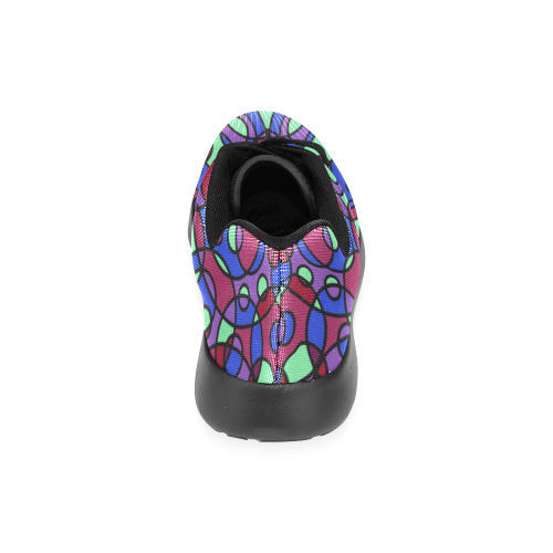 Kaleidoscope circles Men’s Running Shoes (Model 020)