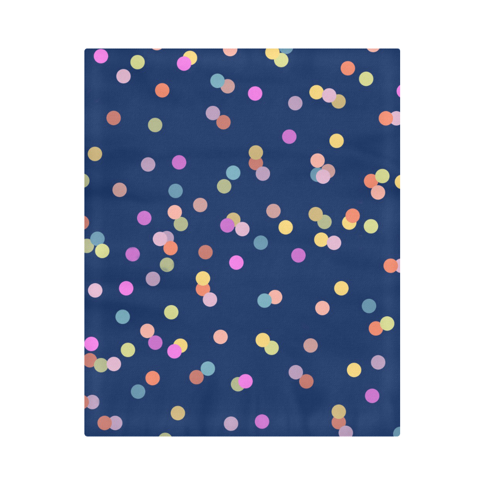 Playful Polka Dots Duvet Cover 86"x70" ( All-over-print)