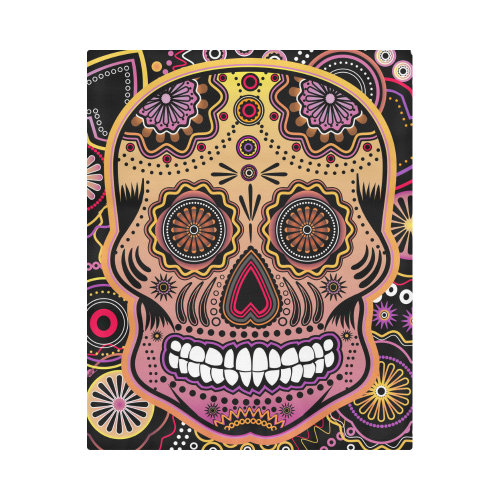 candy sugar skull Duvet Cover 86"x70" ( All-over-print)