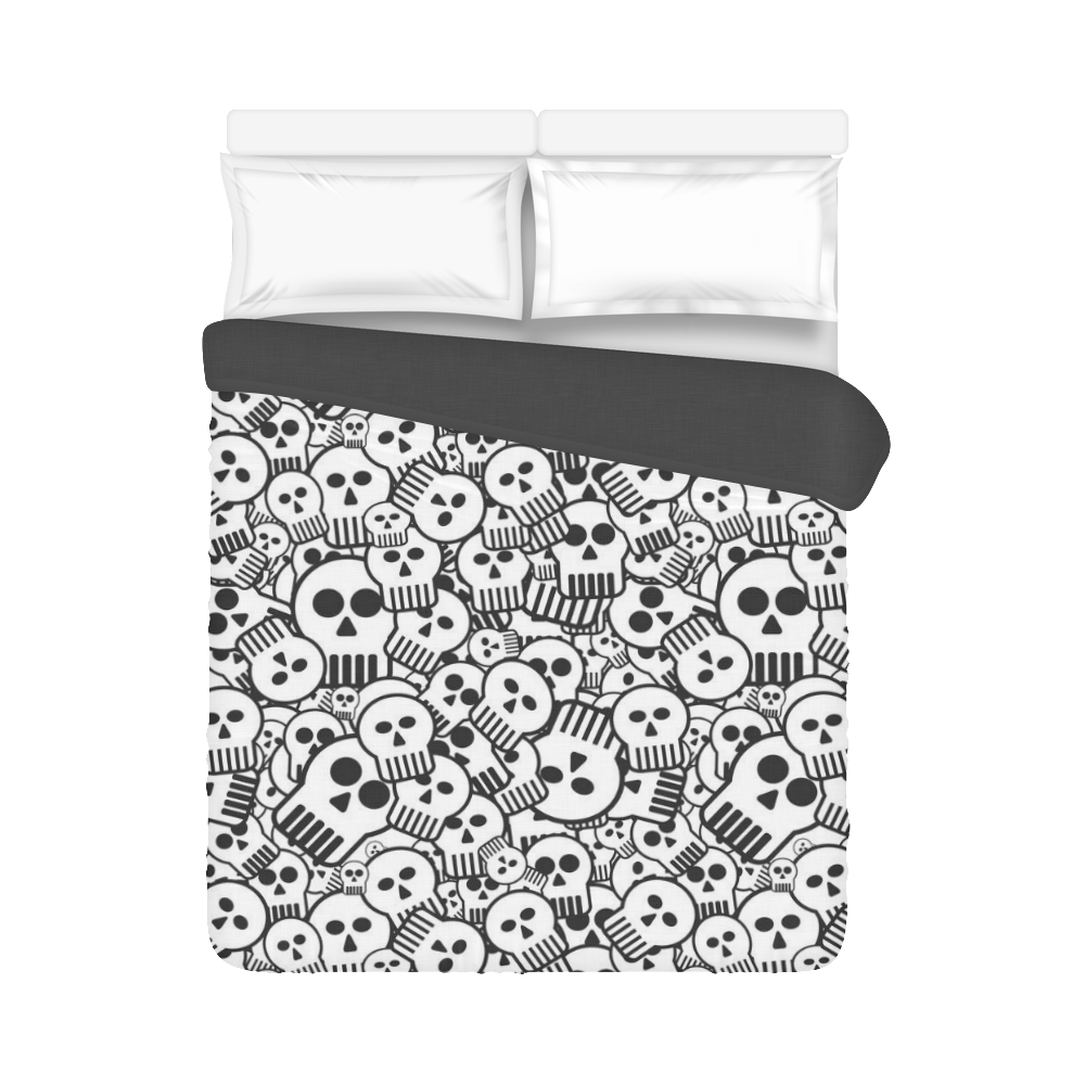 toon skulls Duvet Cover 86"x70" ( All-over-print)