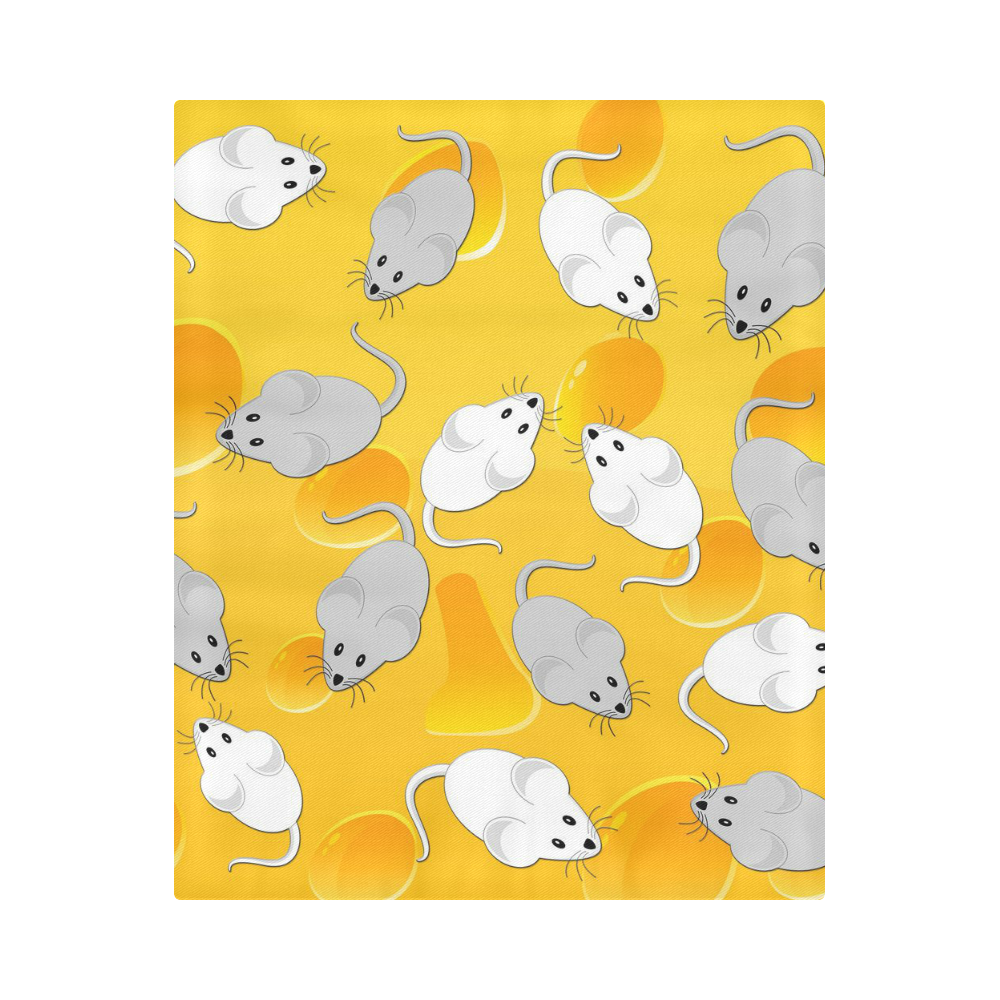 mice on cheese Duvet Cover 86"x70" ( All-over-print)
