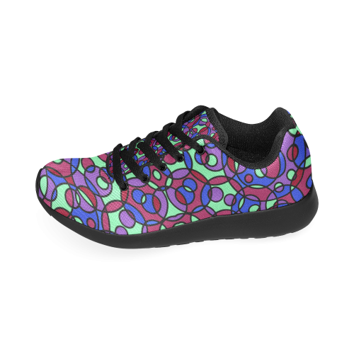 Kaleidoscope circles Men’s Running Shoes (Model 020)