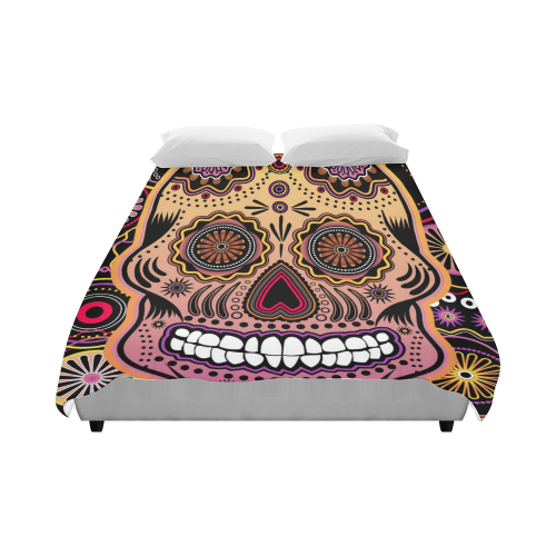 candy sugar skull Duvet Cover 86"x70" ( All-over-print)