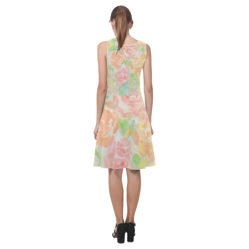 simple sexy summer roses Atalanta Casual Sundress(Model D04)