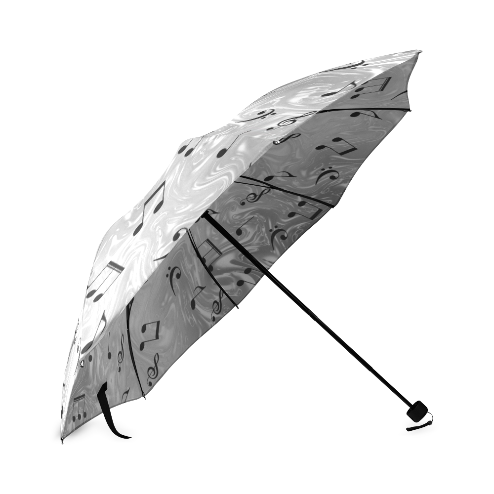 music notes pattern Foldable Umbrella (Model U01)