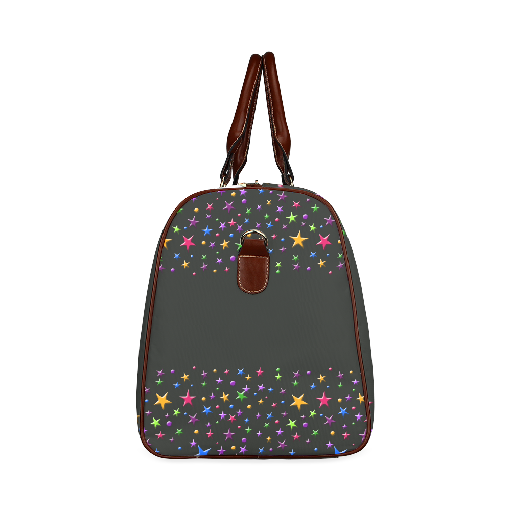 Night stars Waterproof Travel Bag/Large (Model 1639)