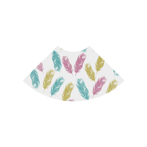 feathers pattern Atalanta Casual Sundress(Model D04)
