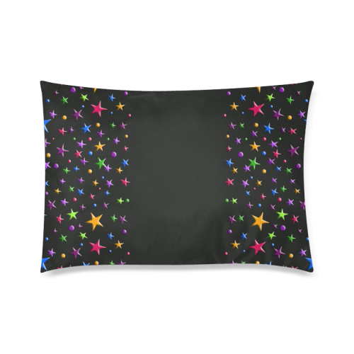 Night stars Custom Zippered Pillow Case 20"x30"(Twin Sides)