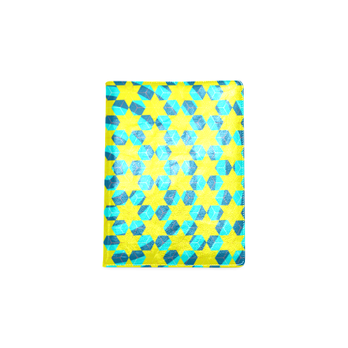 colorful spiral and cubes Custom NoteBook B5