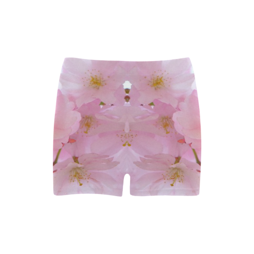 Wonderful Pink Japanese Cherry Tree Blossoms Briseis Skinny Shorts (Model L04)