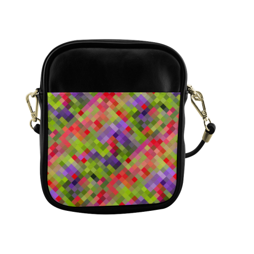 Colorful Mosaic Sling Bag (Model 1627)