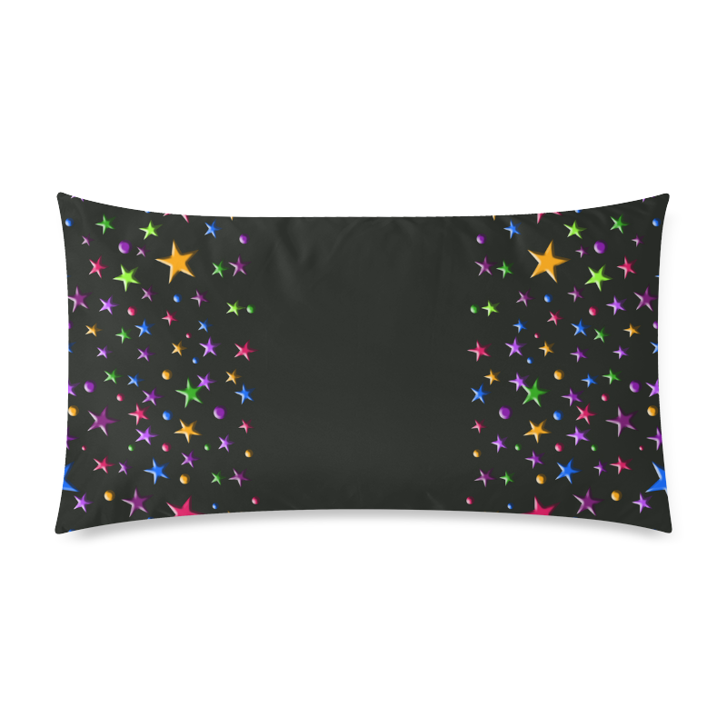 Night stars Rectangle Pillow Case 20"x36"(Twin Sides)