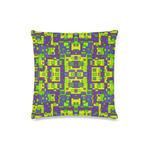 Kaleidoscope circles Custom Zippered Pillow Case 16"x16"(Twin Sides)