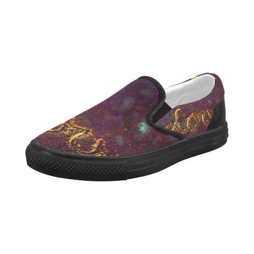 Love Starlight by Martina Webster Women's Slip-on Canvas Shoes (Model 019)