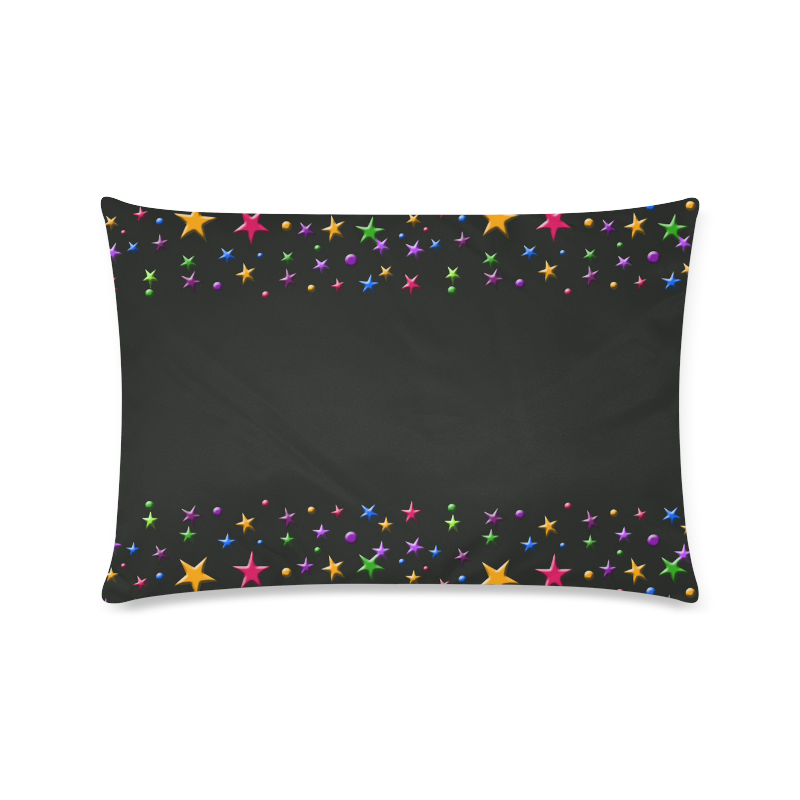Night stars Custom Zippered Pillow Case 16"x24"(Twin Sides)