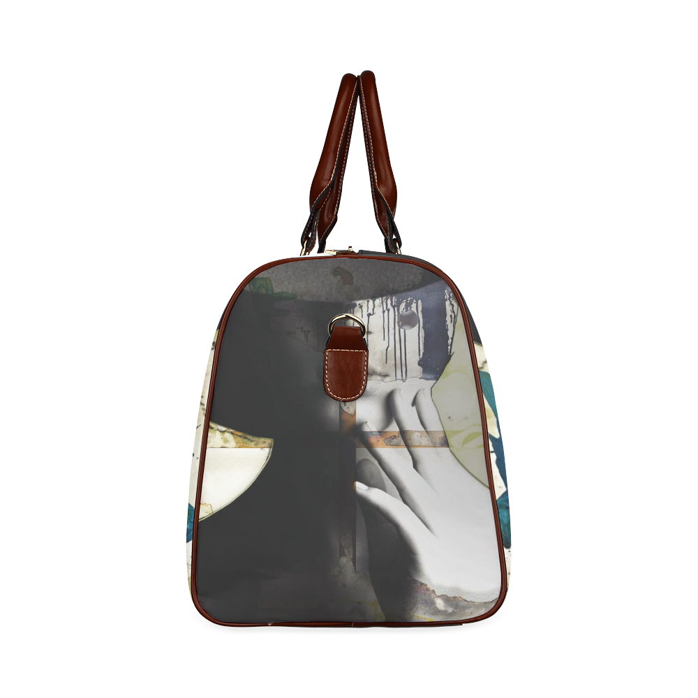 Burnt Waterproof Travel Bag/Large (Model 1639)