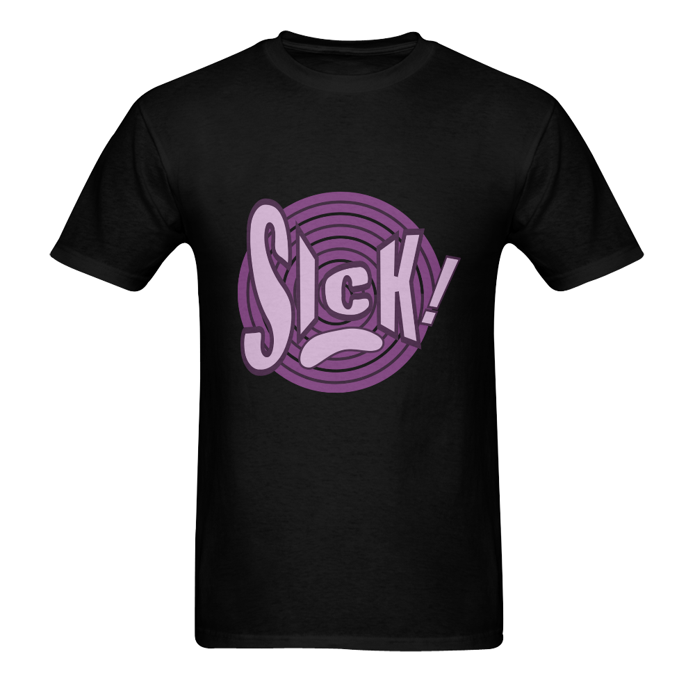 Sick! Men's T-Shirt in USA Size (Two Sides Printing)
