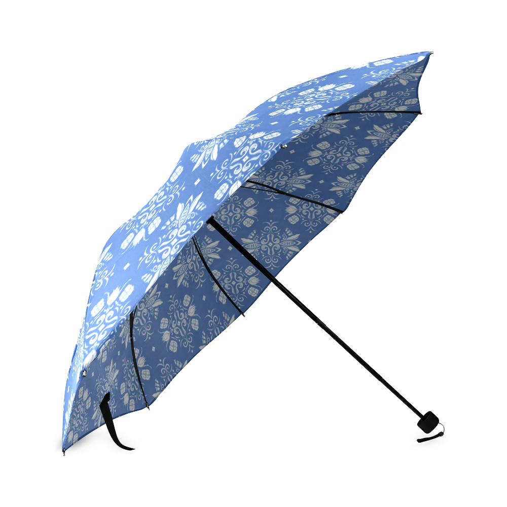 Wall Flower in Riverside Light by Aleta Foldable Umbrella (Model U01)