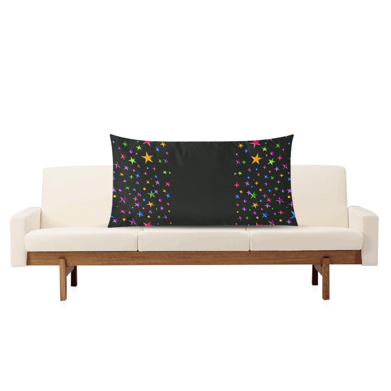 Night stars Rectangle Pillow Case 20"x36"(Twin Sides)