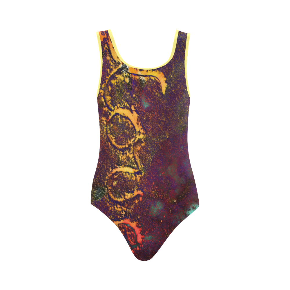 Love Starlight by Martina Webster Vest One Piece Swimsuit (Model S04)